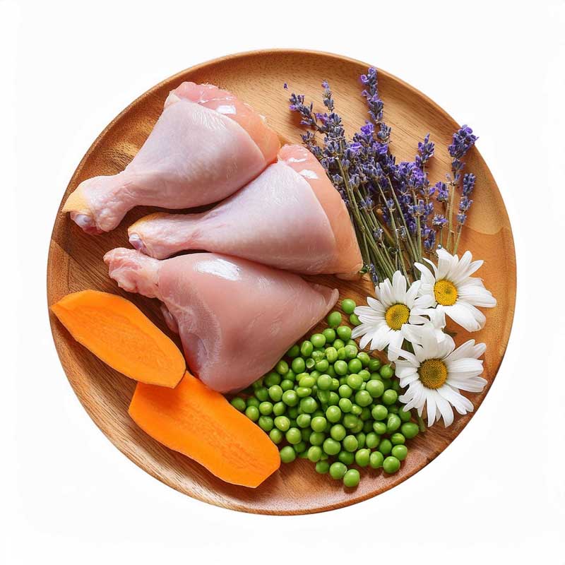 Obrazek Pamlsky pro psy i kočky TYGERO CALMING kachna a kuře - 500g