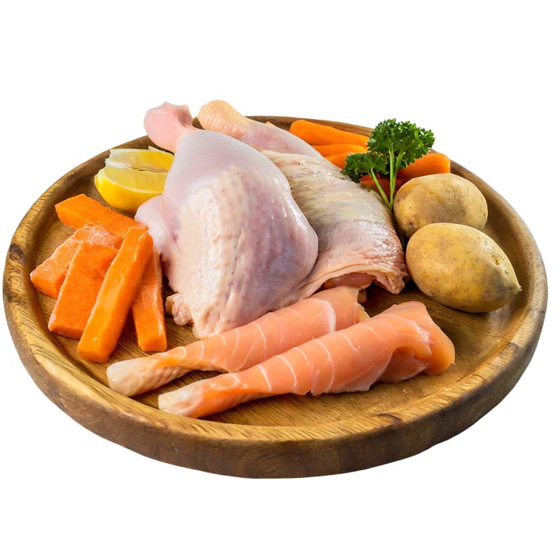 Obrázek Granule pro psy TYGERO 50 Kuřecí s Krůtím a Lososem - pro stěnata středních plemen - 2kg Obrazek 9349759