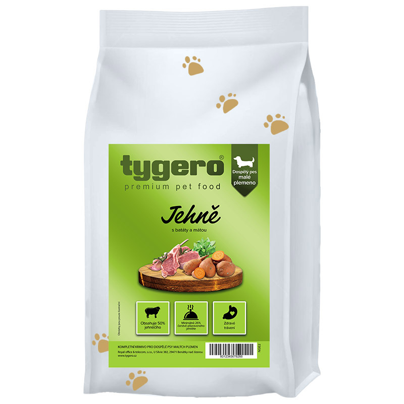 Obrázek Granule pro psy TYGERO 50 Jehněčí - malé plemeno - 2kg Obrazek 9349845