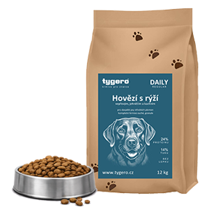 granule pro dospělé psy s citlivým trávením